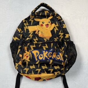 Pokémon Pikachu Backpack  Pikachu Patterned‎ School Bag For Kids 16x12